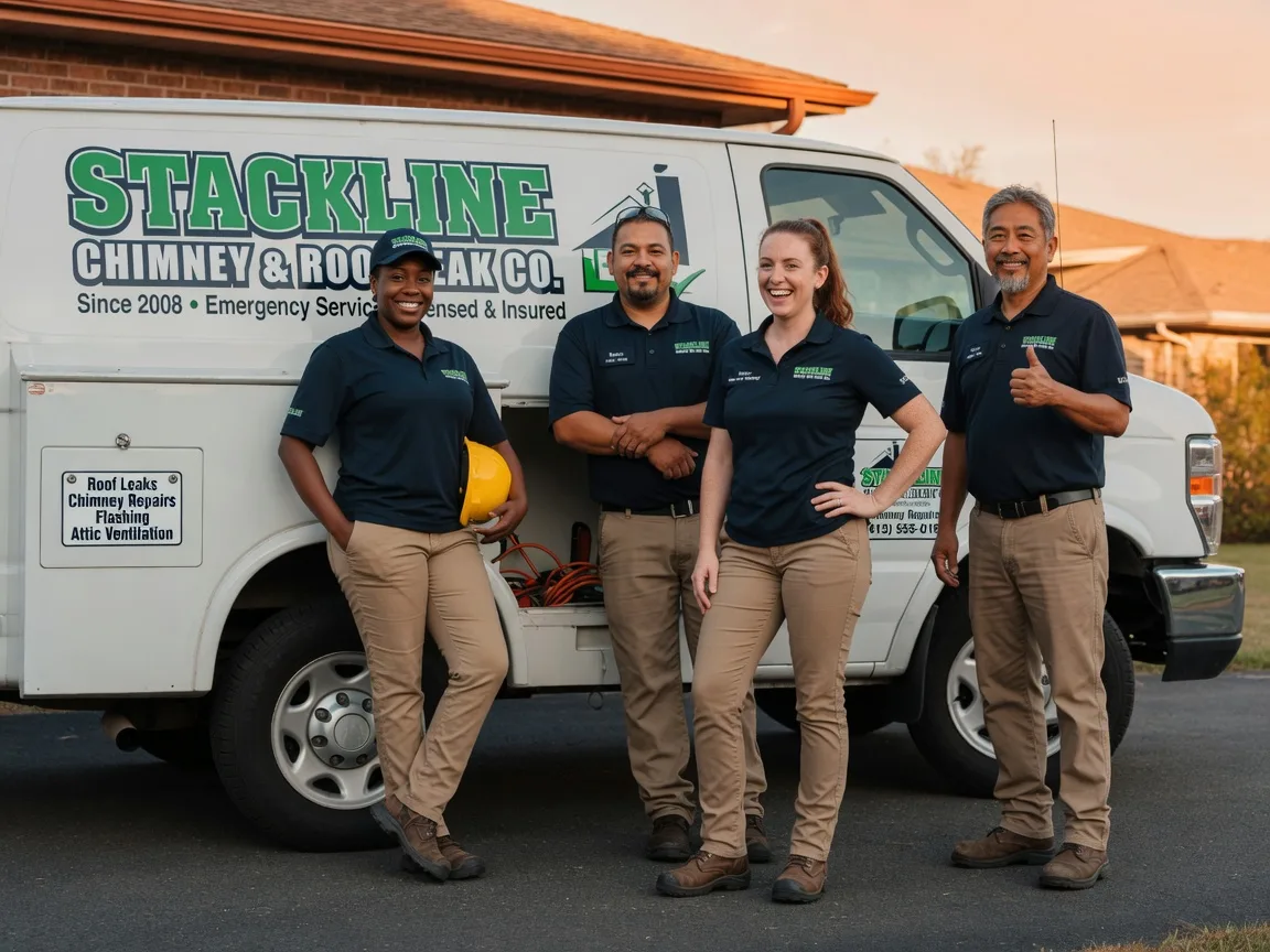Chimney flashing repair company in Inez, TX